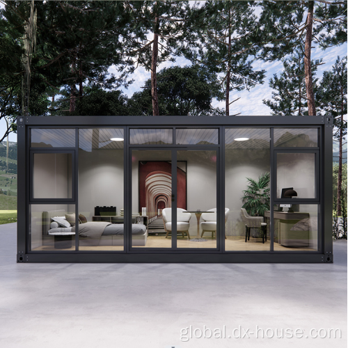 modular prefab modern glass houses container house